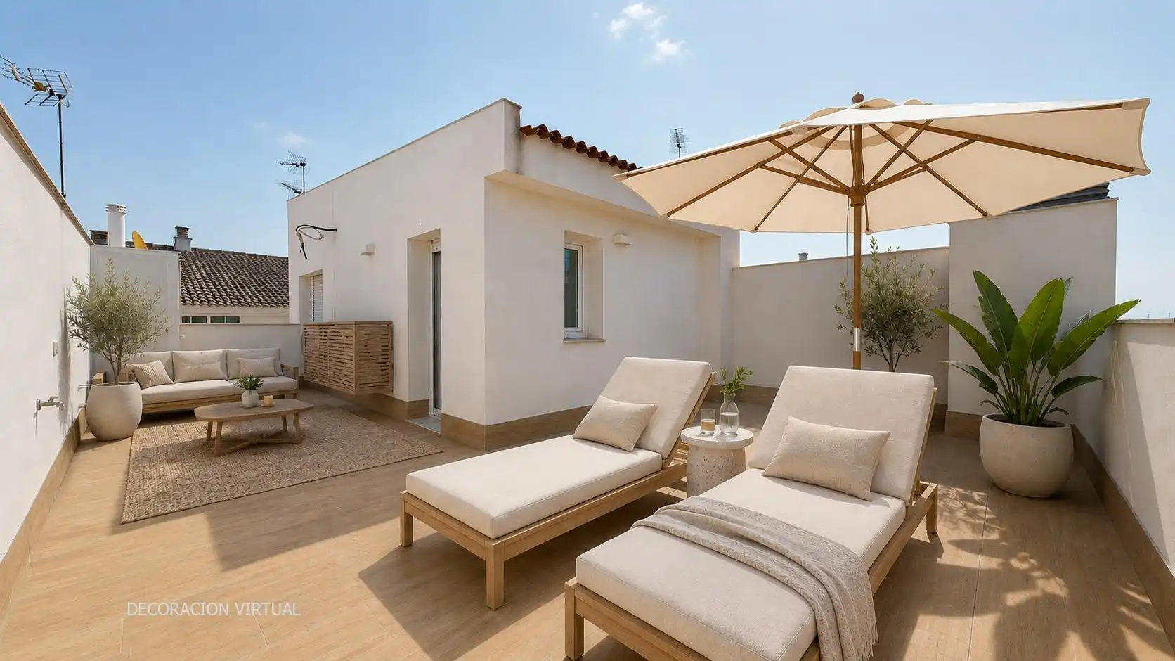 Terraza de Ático en venta en San Pedro del Pinatar con Aire acondicionado, Terraza y Piscina comunitaria
