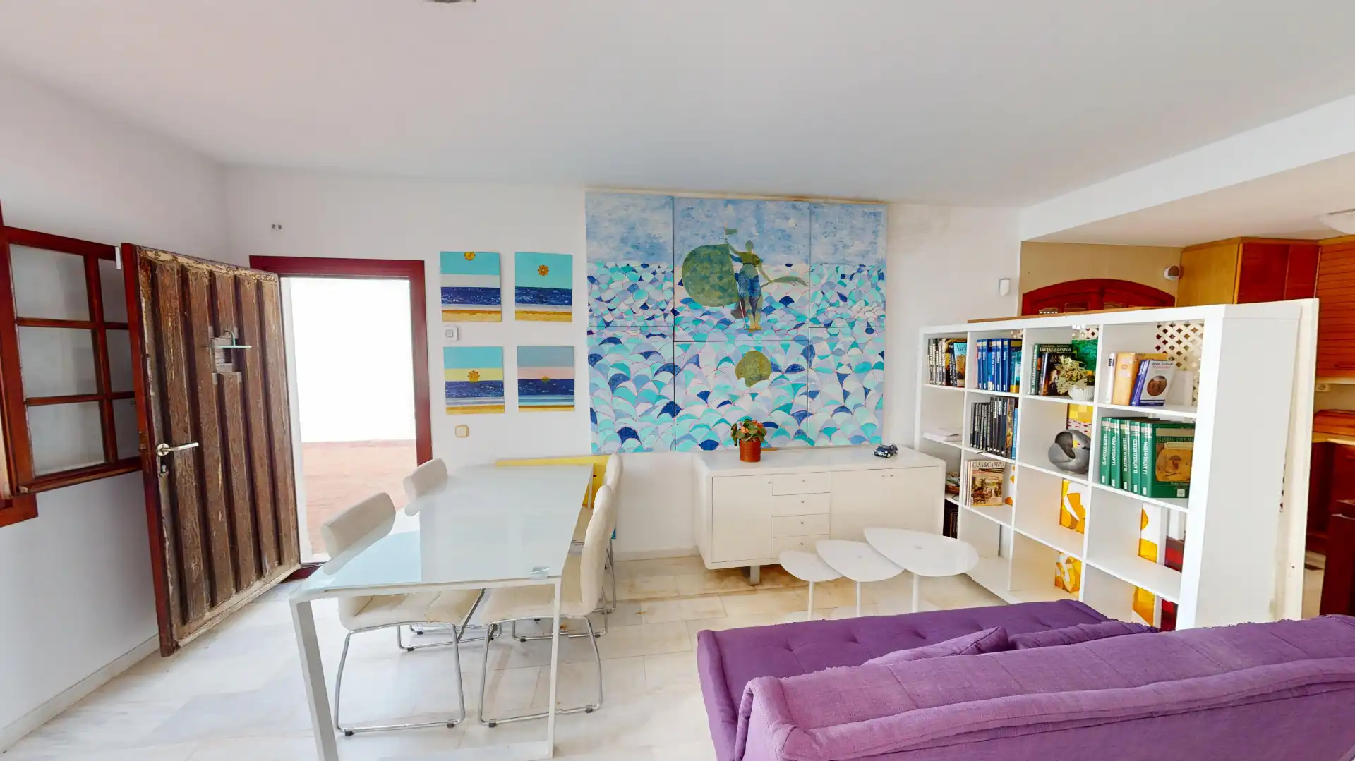 Living room of Flat for sale in Manilva  with Terrace, Furnished and Washing machine