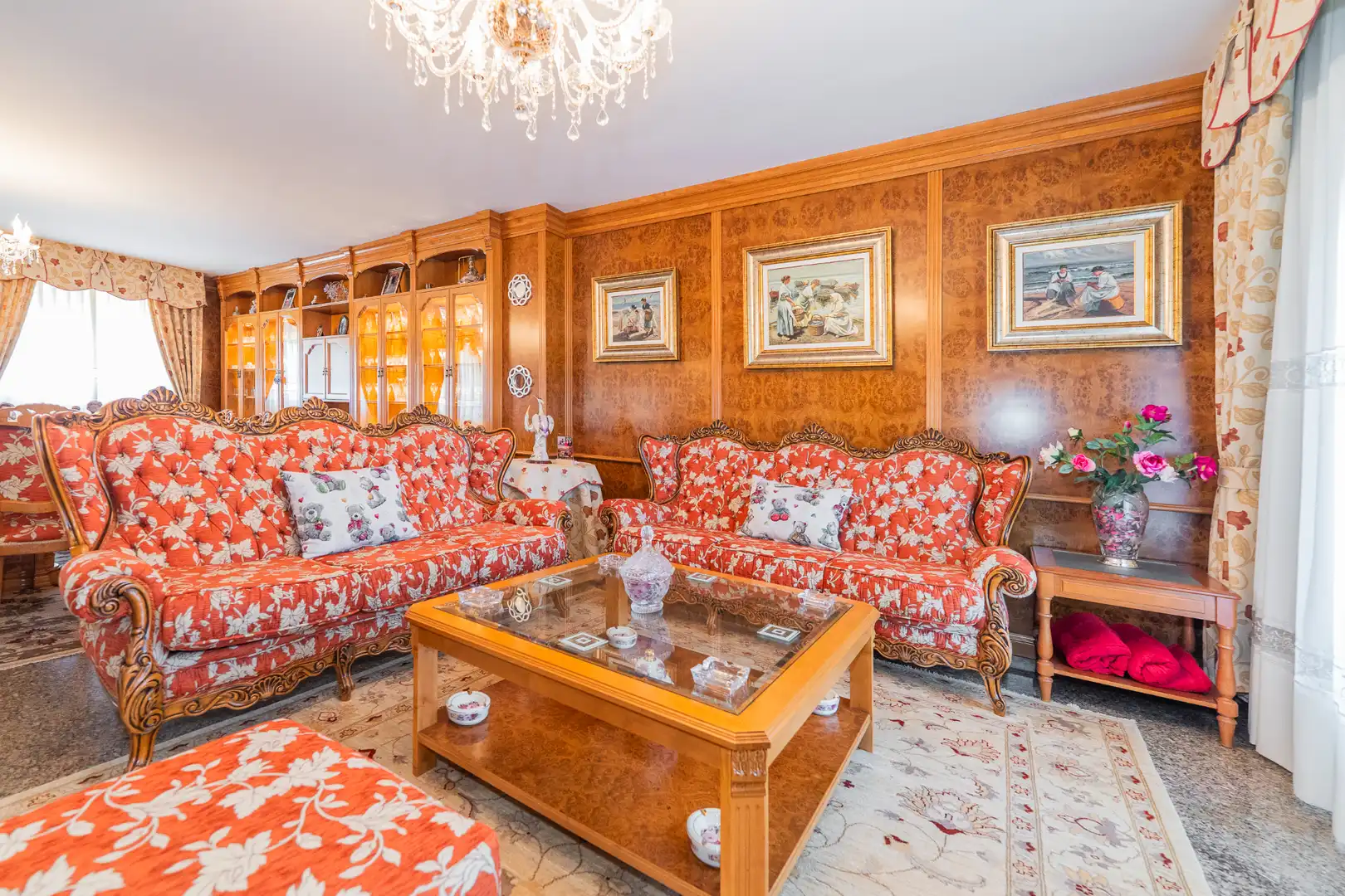 Living room of Houses for sale in San Sebastián de los Reyes  with Air Conditioner, Heating and Private garden
