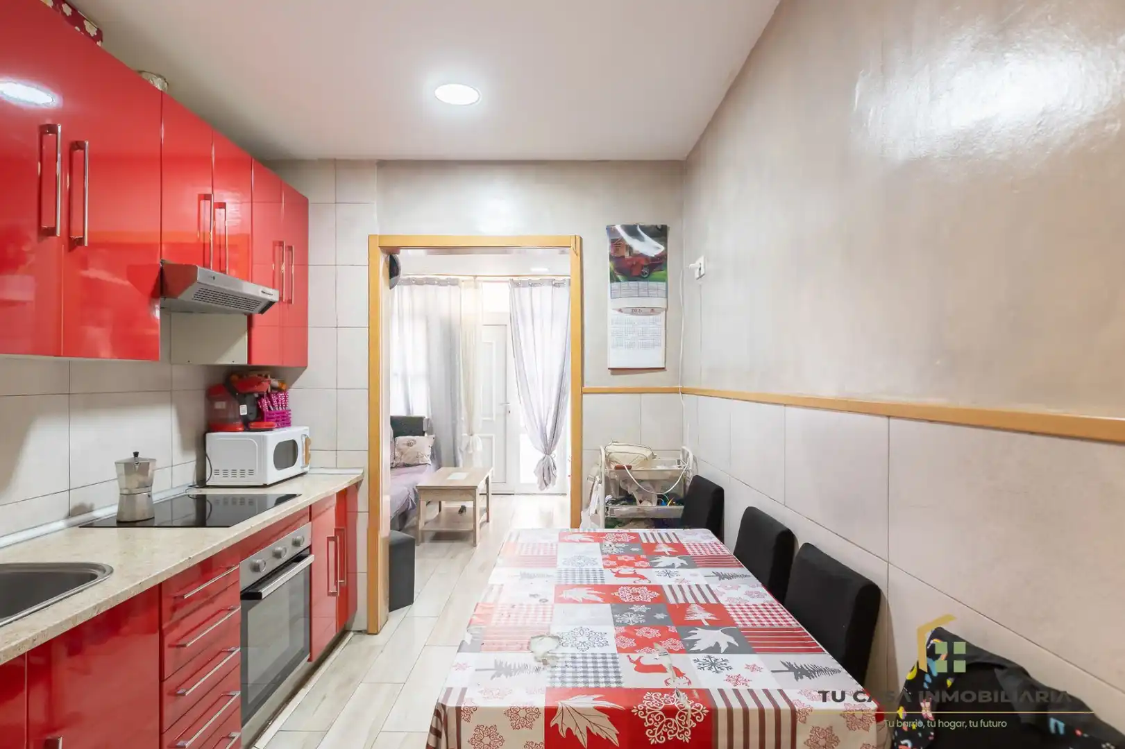 Cocina de Apartamento en venta en Badalona