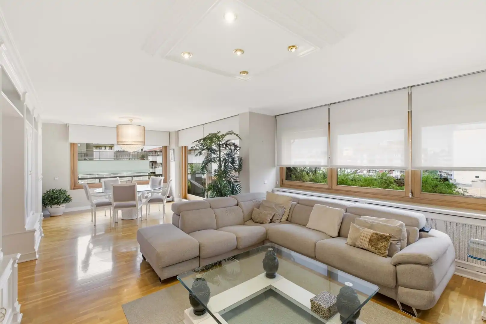 Living room of Duplexes for sale in Girona  with Air Conditioner, Heating and Terrace