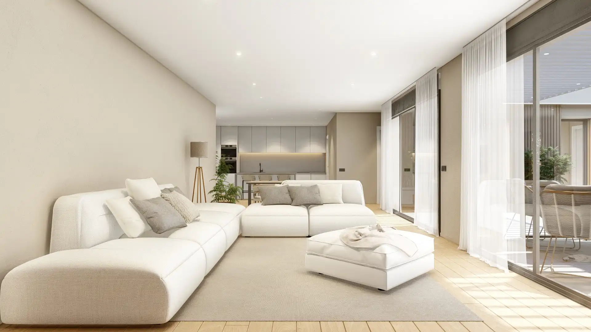 Living room of Houses for sale in Caldes de Malavella  with Air Conditioner, Private garden and Parquet flooring