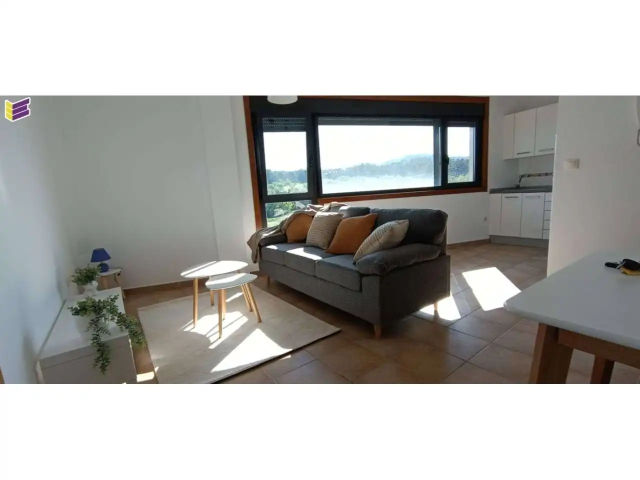 Wohnzimmer von Wohnung zum Verkauf in O Rosal   mit Heizung, Parkett und Abstellraum