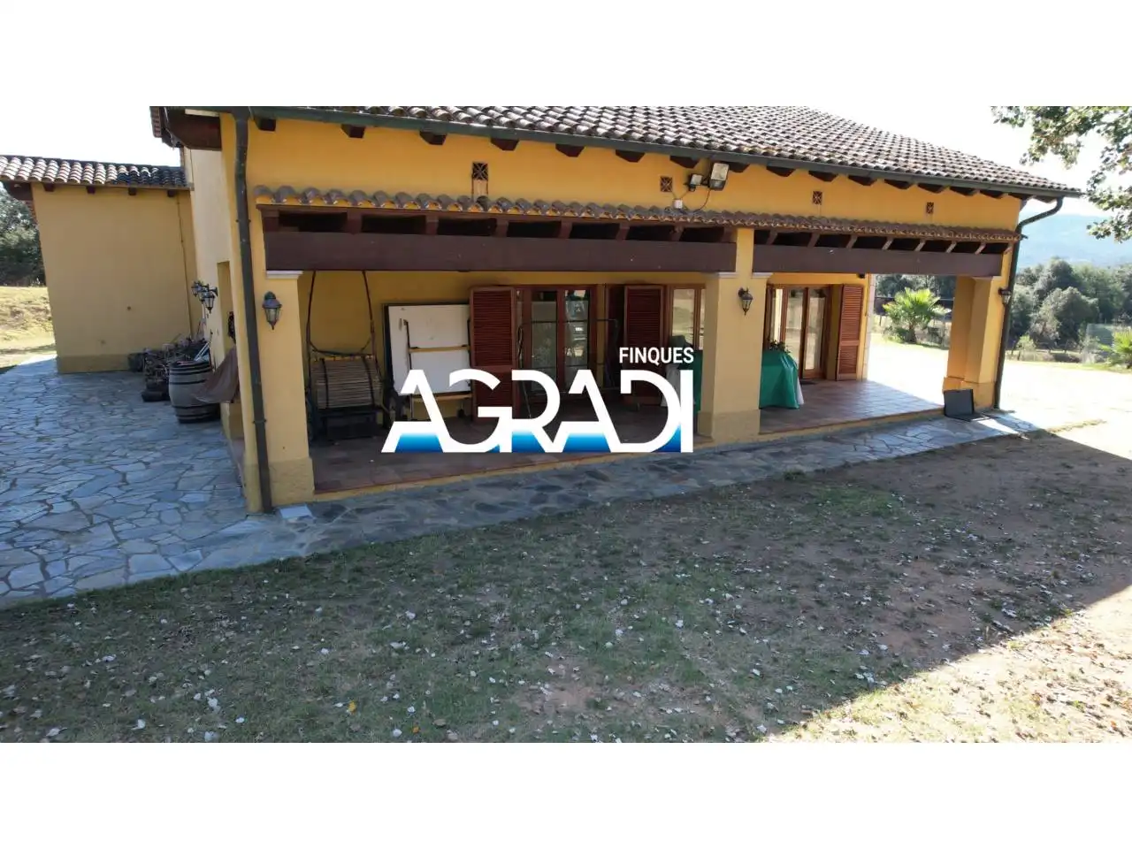 Jardí de Finca rústica en venda en Sant Antoni de Vilamajor amb Aire condicionat, Calefacció i Jardí privat
