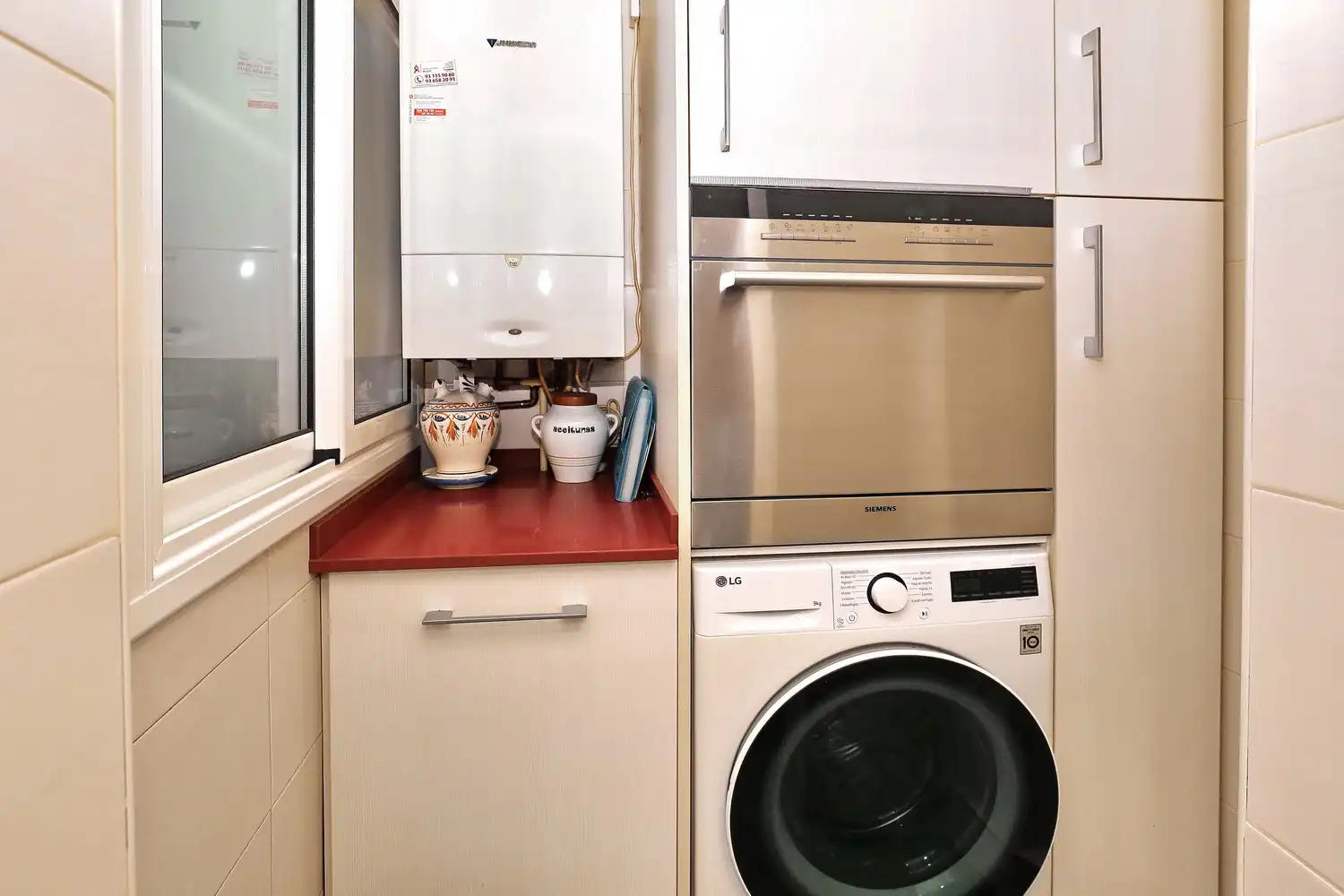 Cocina de Piso en venta en Barcelona con Aire acondicionado, Amueblado y Horno
