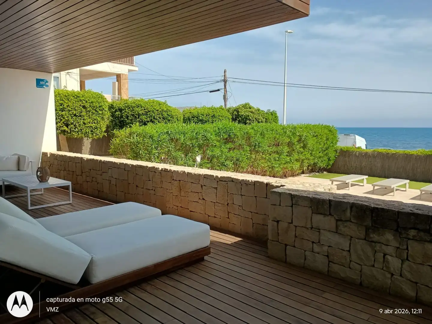 Terrasse von Dachboden zur Miete in Jávea / Xàbia mit Klimaanlage, Heizung und Terrasse