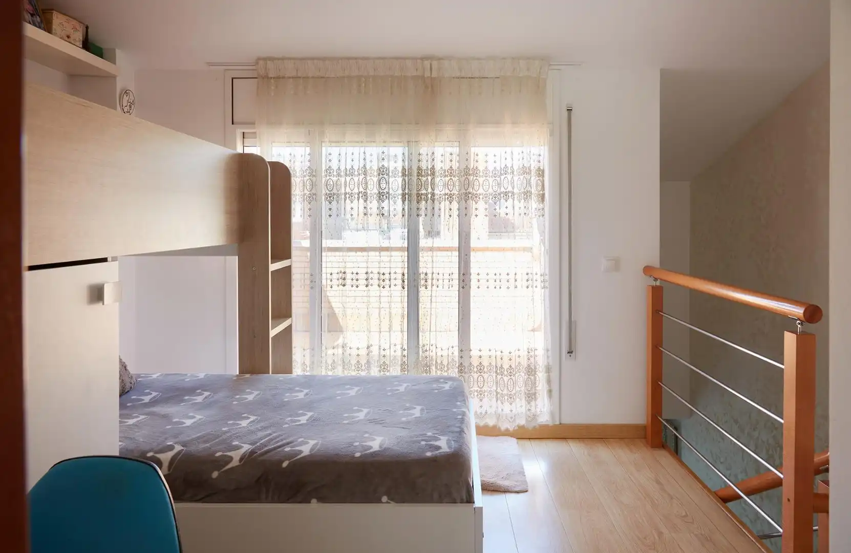 Dormitori de Dúplex en venda en Terrassa amb Calefacció, Parquet i Terrassa