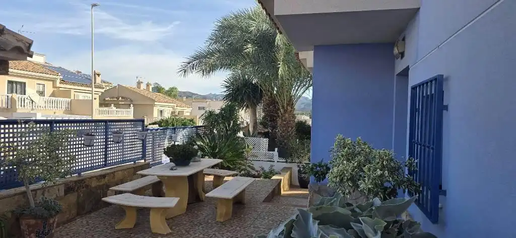 Terraza de Casa o chalet en venta en Mazarrón con Jardín privado, Terraza y Trastero