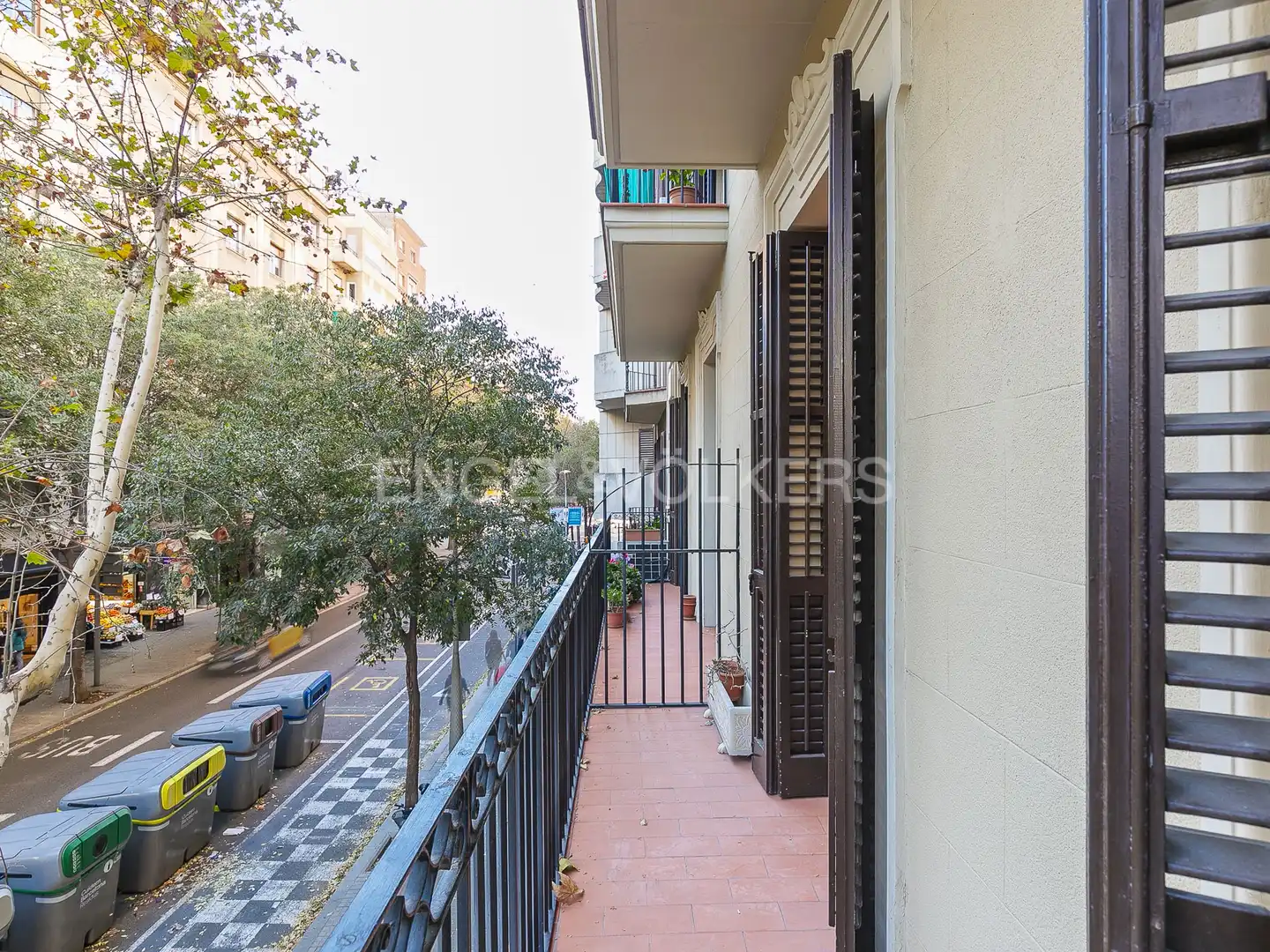 Balcony of Flat for rent in Barcelona  with Air Conditioner, Heating and Parquet flooring