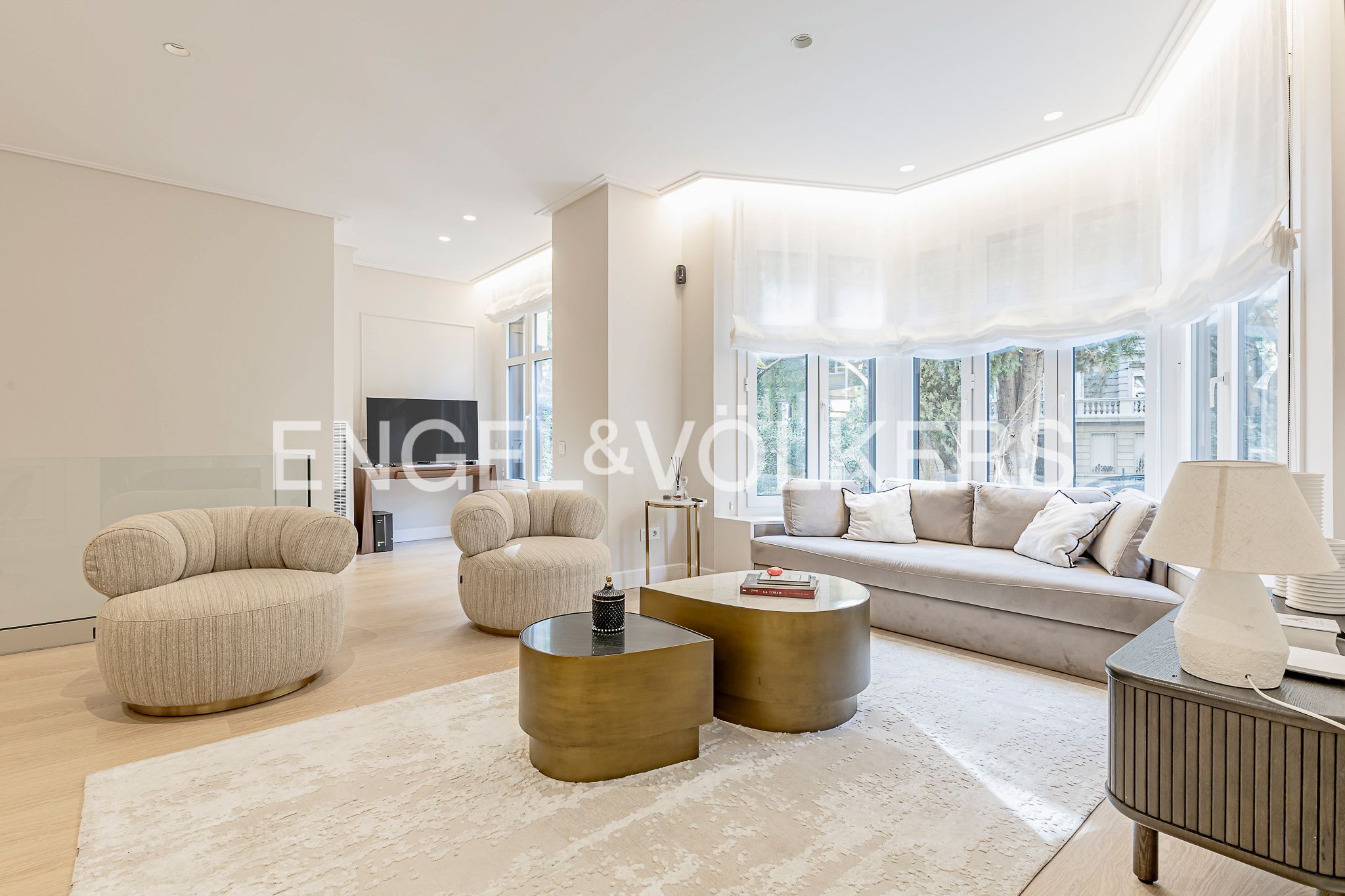 Sala d'estar de Pis en venda en  Barcelona Capital amb Aire condicionat, Calefacció i Jardí privat