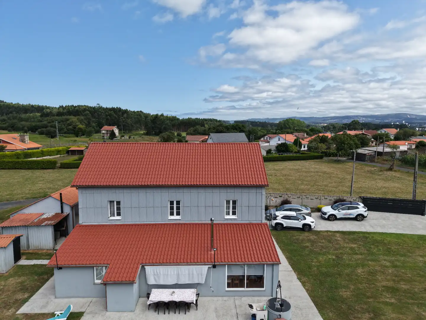 Vista exterior de Casa o chalet en venta en Narón con Calefacción, Jardín privado y Terraza