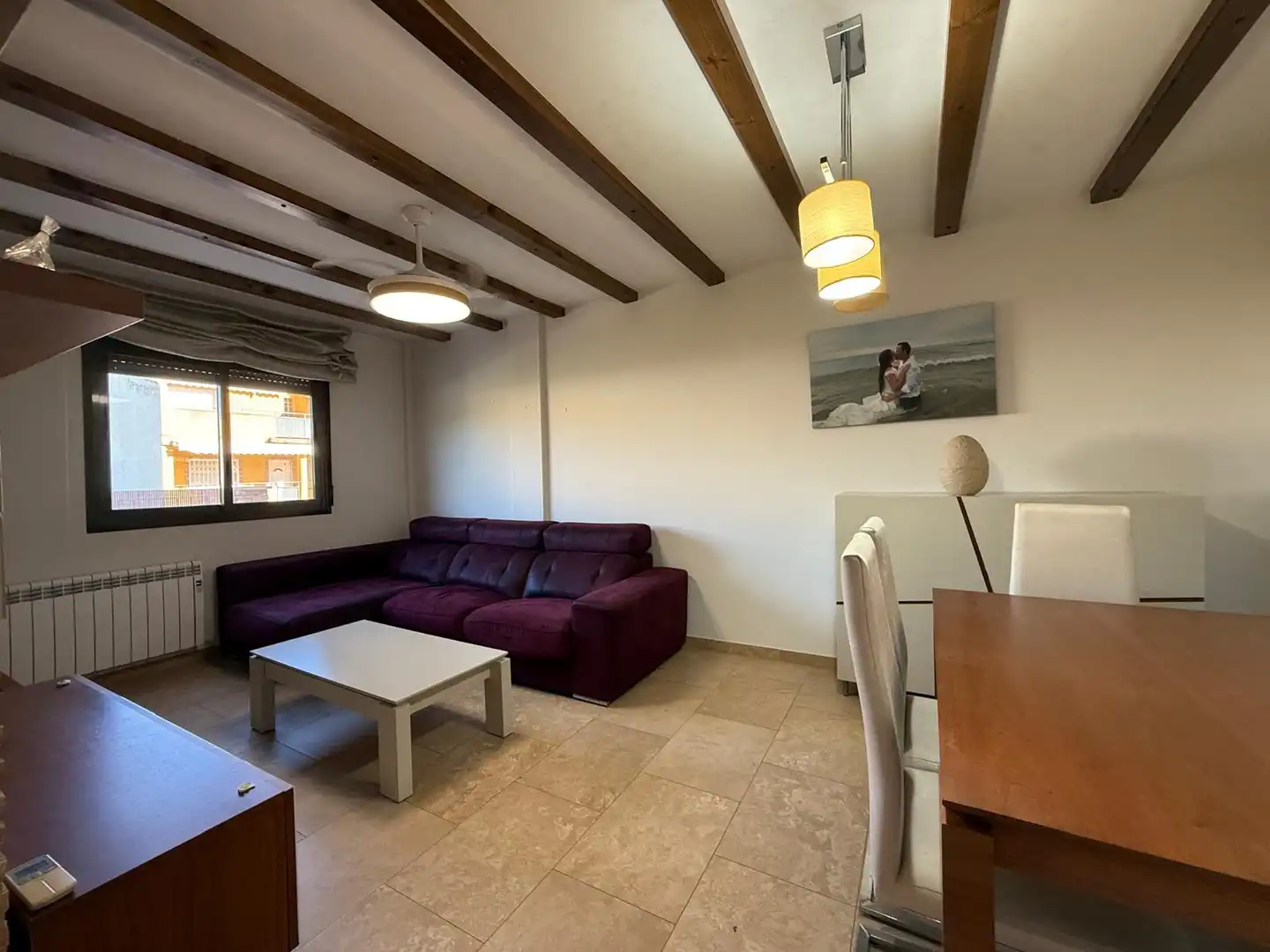 Sala de estar de Casa adosada en venta en San Pedro del Pinatar con Aire acondicionado, Calefacción y Jardín privado