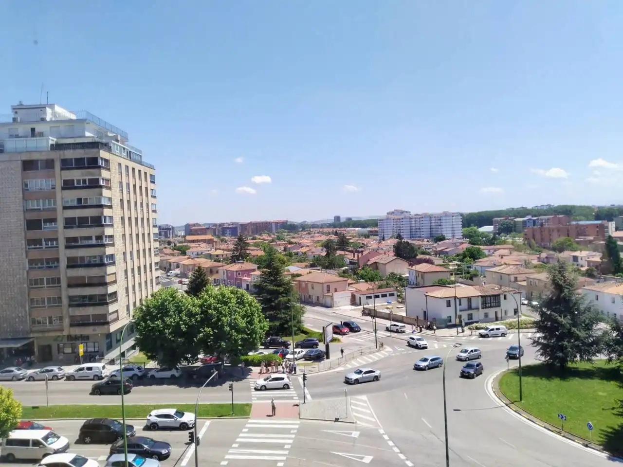 Exterior view of Flat for rent in Burgos  with Heating, Parquet flooring and Terrace