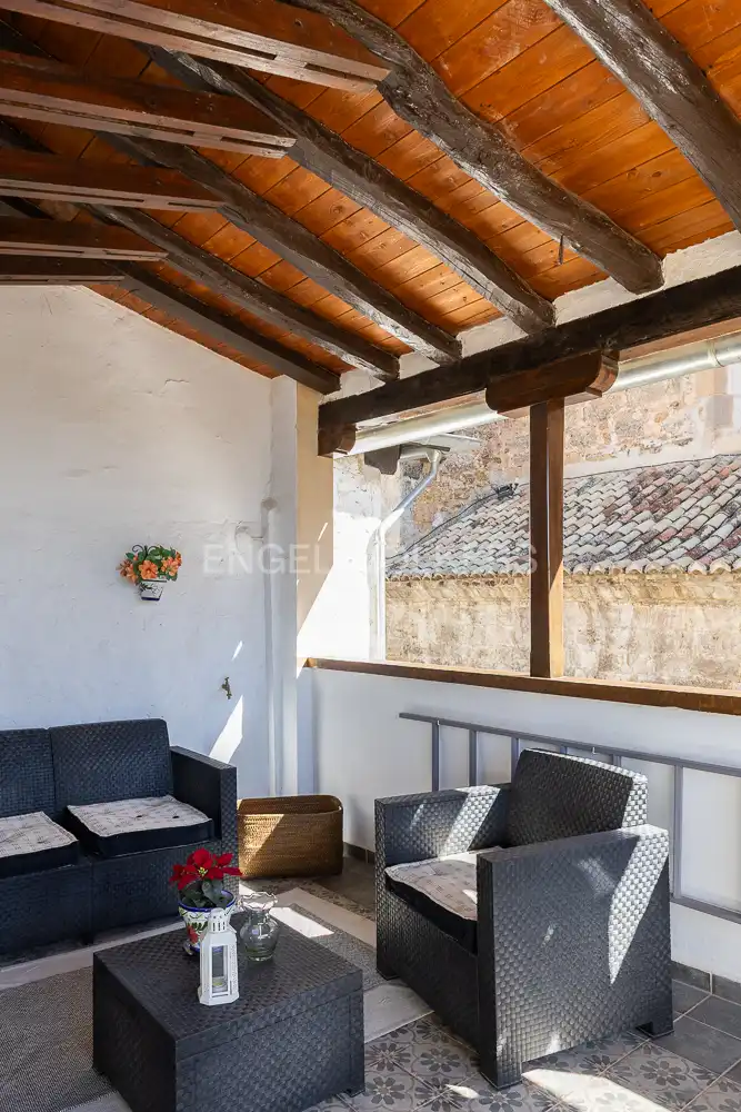 Terrassa de Casa o xalet en venda en Requena amb Calefacció i Balcó