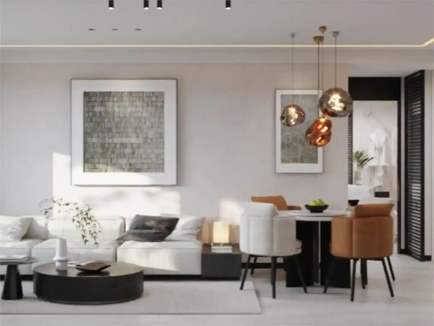 Sala de estar de Piso en venta en  Madrid Capital con Aire acondicionado, Piscina y Balcón
