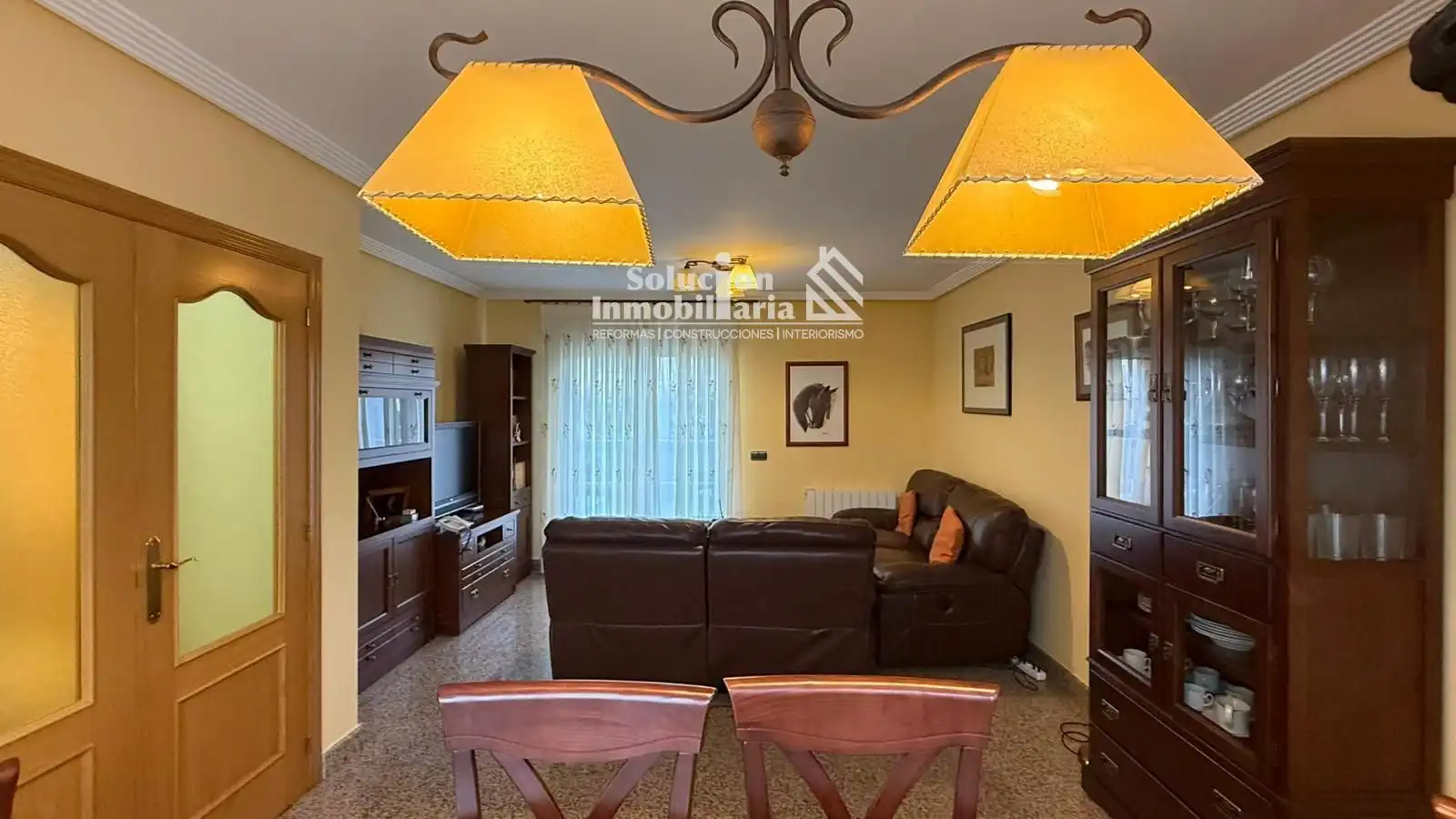 Sala de estar de Casa adosada en venta en Carrascal de Barregas con Calefacción, Terraza y Amueblado