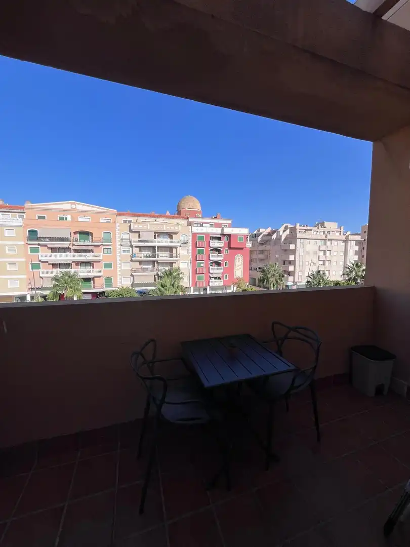 Terrace of Apartments for rent in Roquetas de Mar  with Air Conditioner, Terrace and Furnished