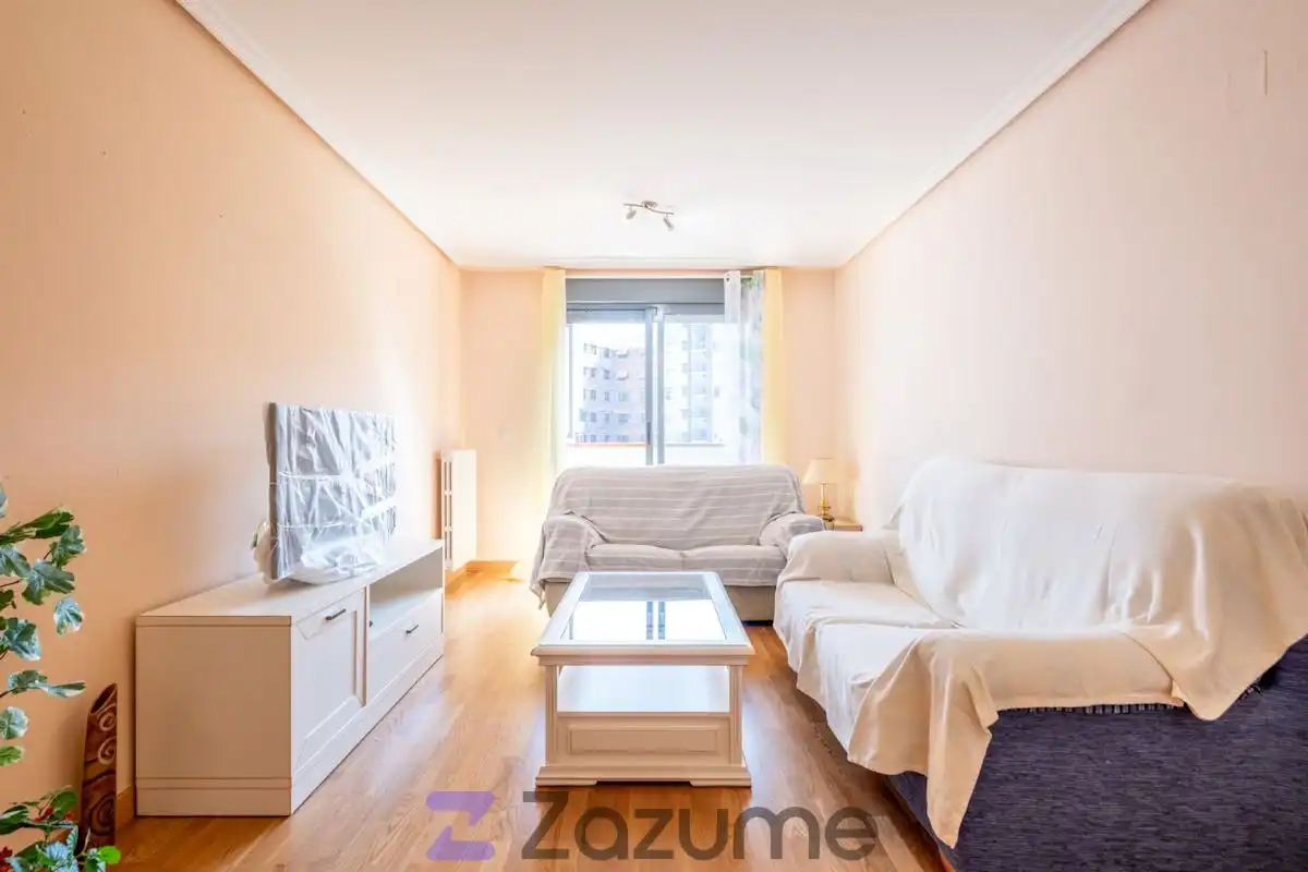 Wohnzimmer von Wohnung zur Miete in Zaragoza mit Klimaanlage, Heizung und Parkett