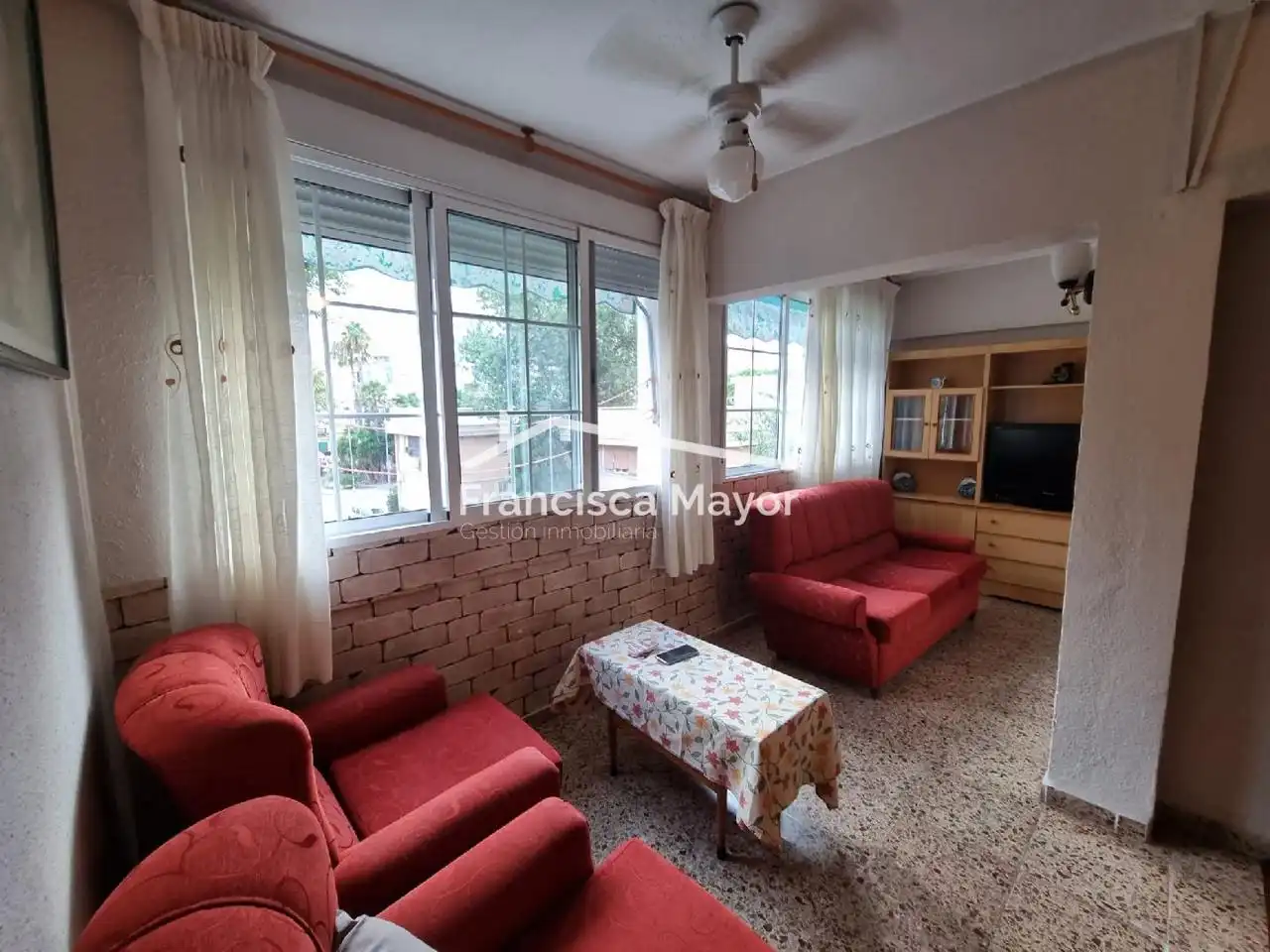 Sala de estar de Piso de alquiler en Valencia con Aire acondicionado y Amueblado