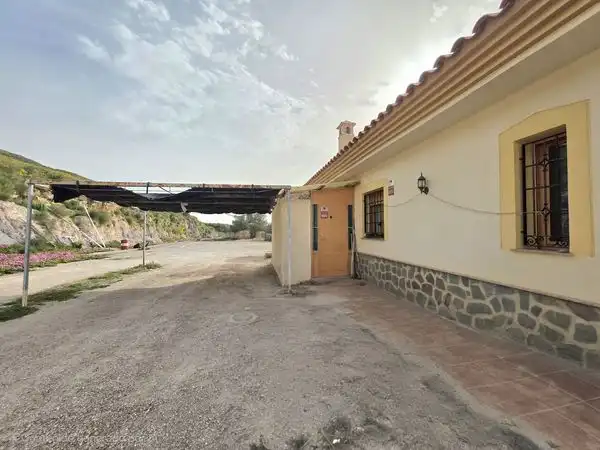 Vista exterior de Finca rústica en venta en Pulpí con Aire acondicionado, Jardín privado y Parquet