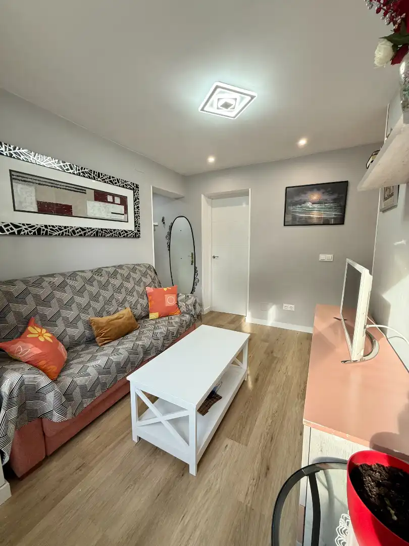 Living room of Flat for sale in Madrid  with Heating, Terrace and Storage room