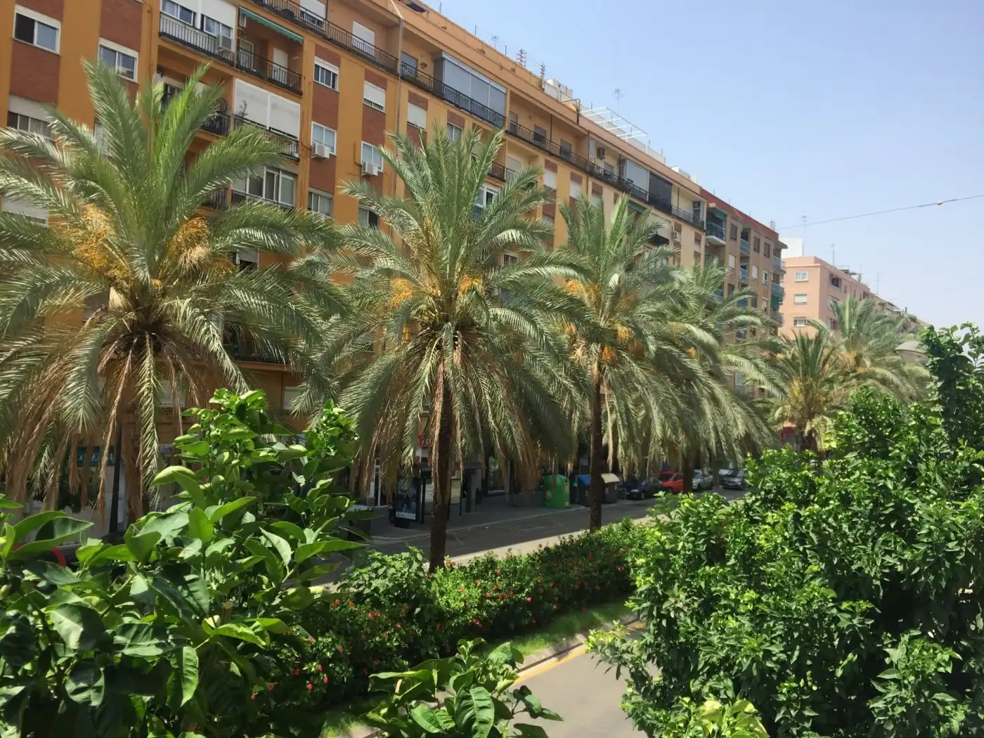 Außenansicht von Wohnung zur Miete in Valencia mit Terrasse, Möbliert und Balkon