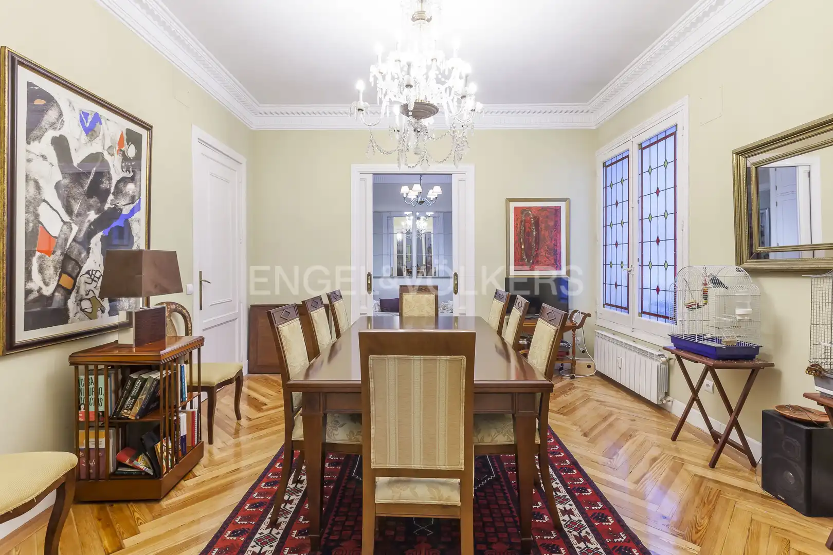 Menjador de Apartament en venda en Madrid amb Aire condicionat, Calefacció i Parquet