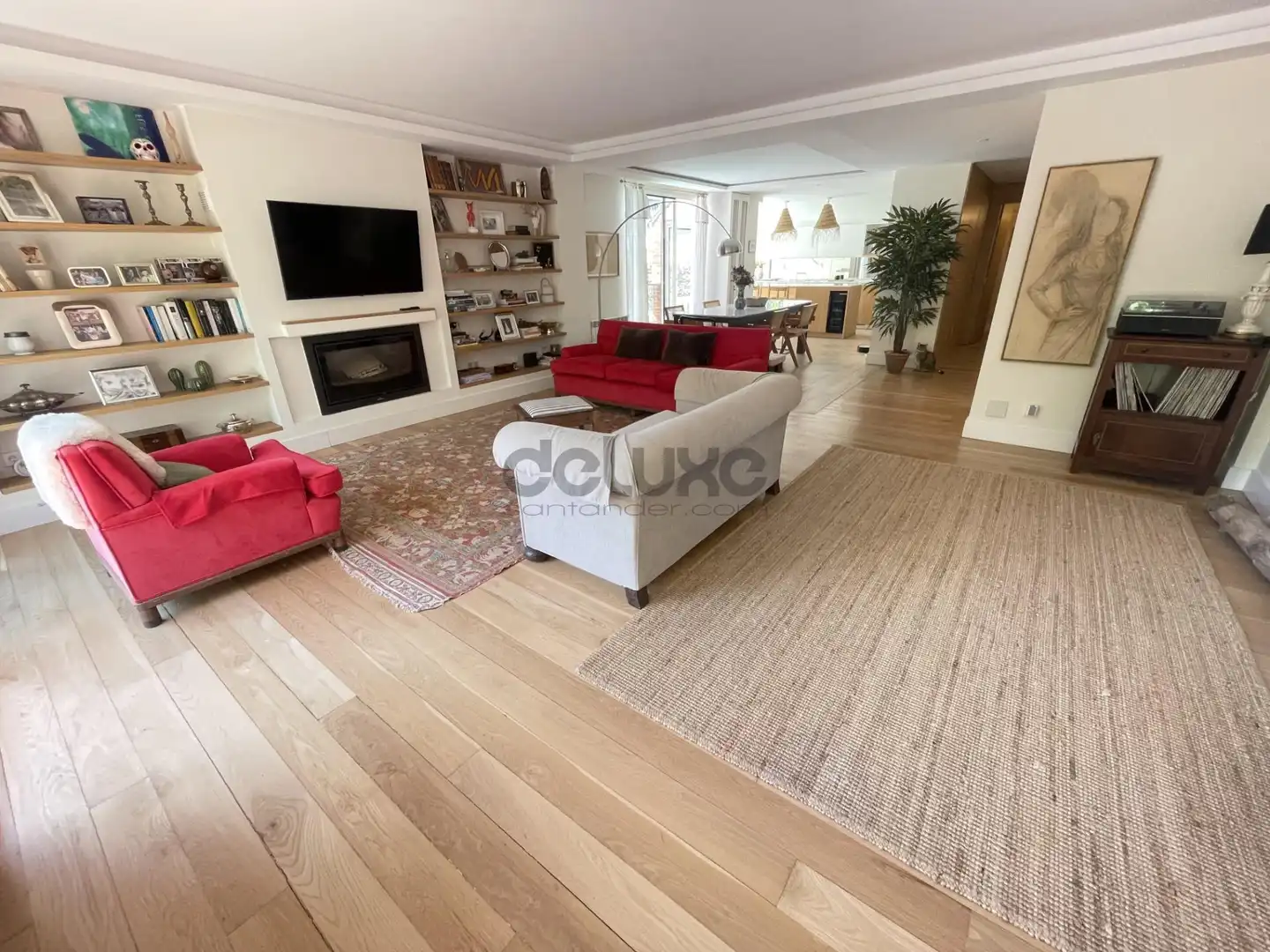 Sala de estar de Casa o chalet de alquiler en Santander con Calefacción, Jardín privado y Piscina