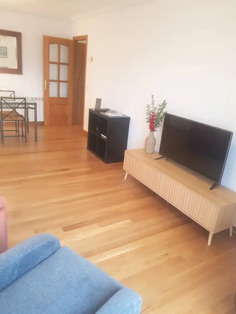 Wohnzimmer von Wohnung zur Miete in Santander mit Heizung, Terrasse und Möbliert