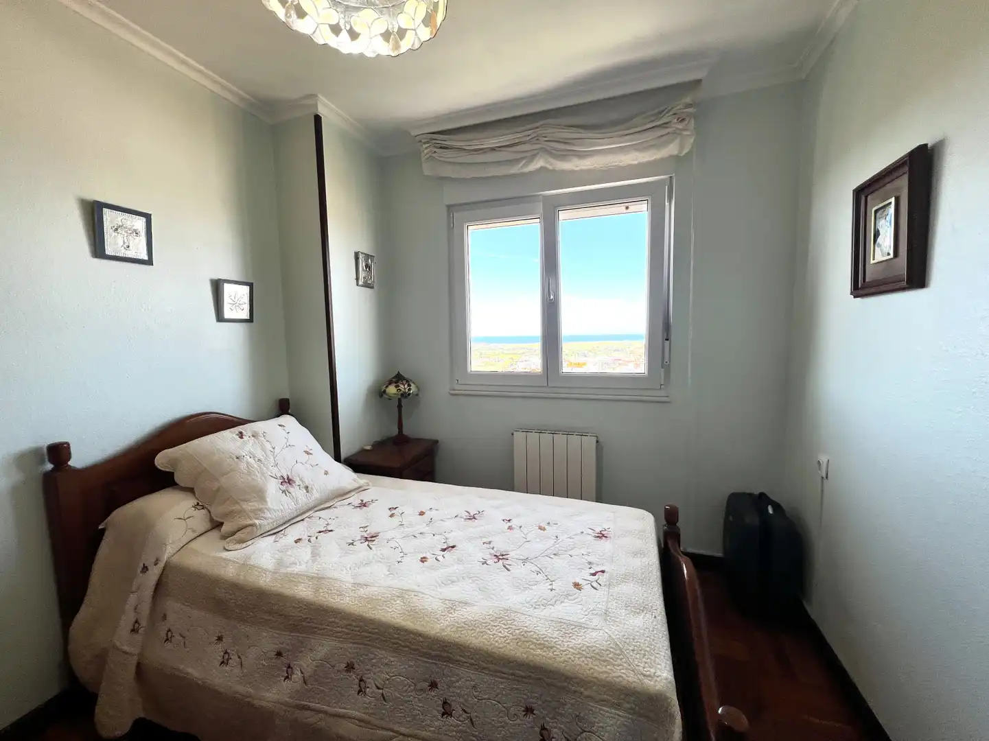 Bedroom of Flat for sale in Santander  with Heating, Parquet flooring and Storage room