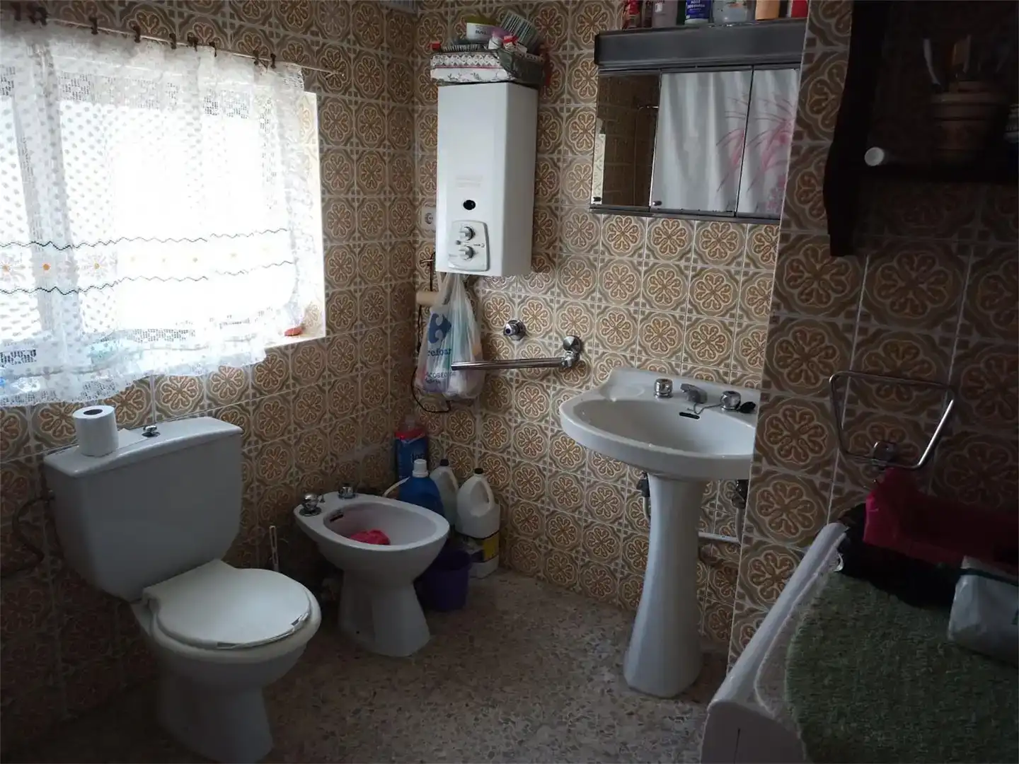 Baño de Casa o chalet en venta en Calahorra de Boedo con Jardín privado, Trastero y Amueblado