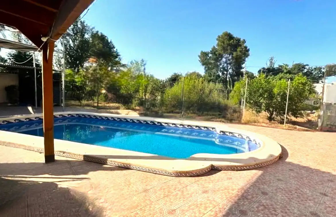 Piscina de Casa o xalet en venda en Murcia amb Aire condicionat, Jardí privat i Terrassa