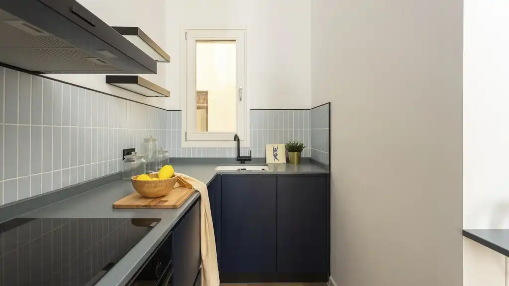 Cocina de Apartamento en venta en Barcelona con Aire acondicionado, Calefacción y Parquet