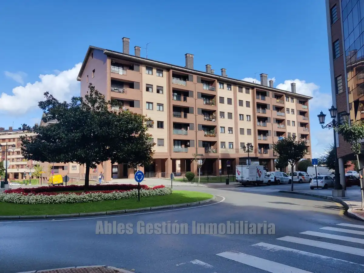 Vista exterior de Piso de alquiler en Oviedo  con Calefacción y Terraza