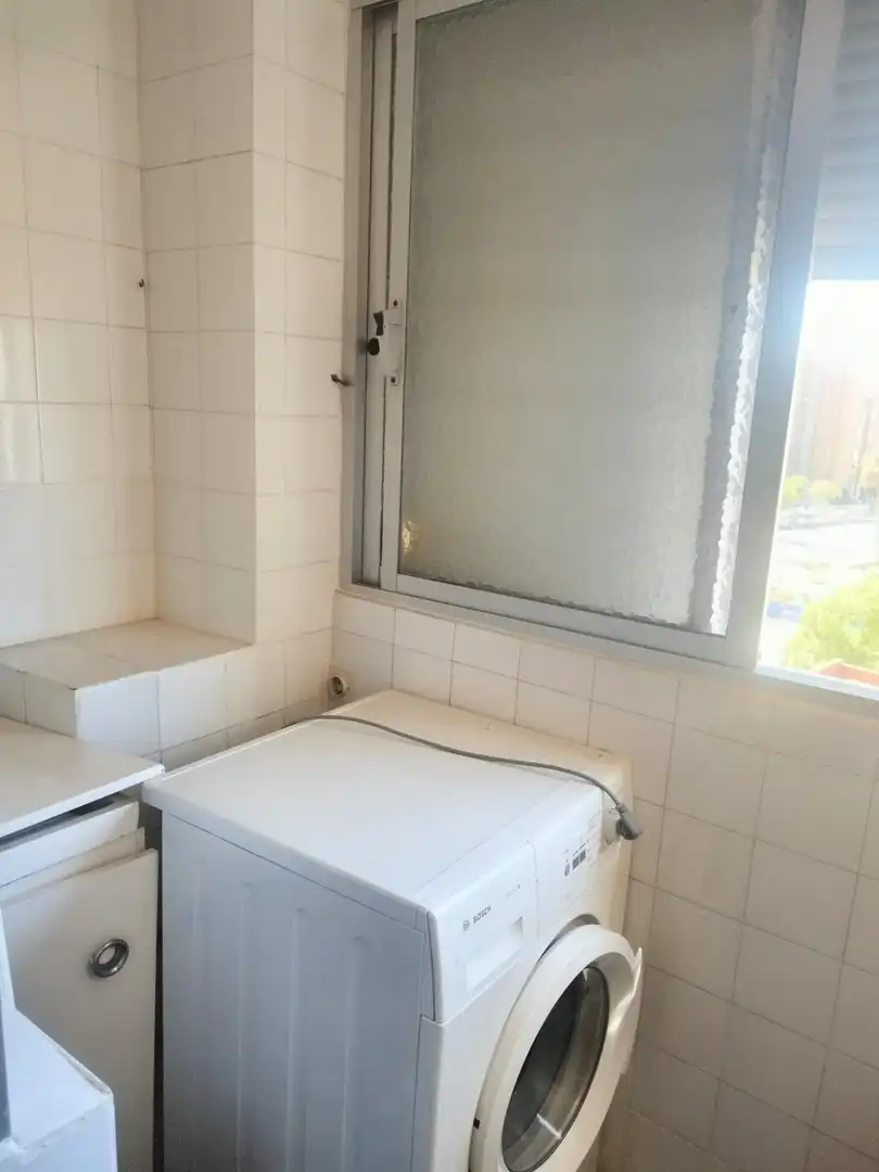 Badezimmer von Wohnung zum Verkauf in Málaga mit Klimaanlage und Terrasse