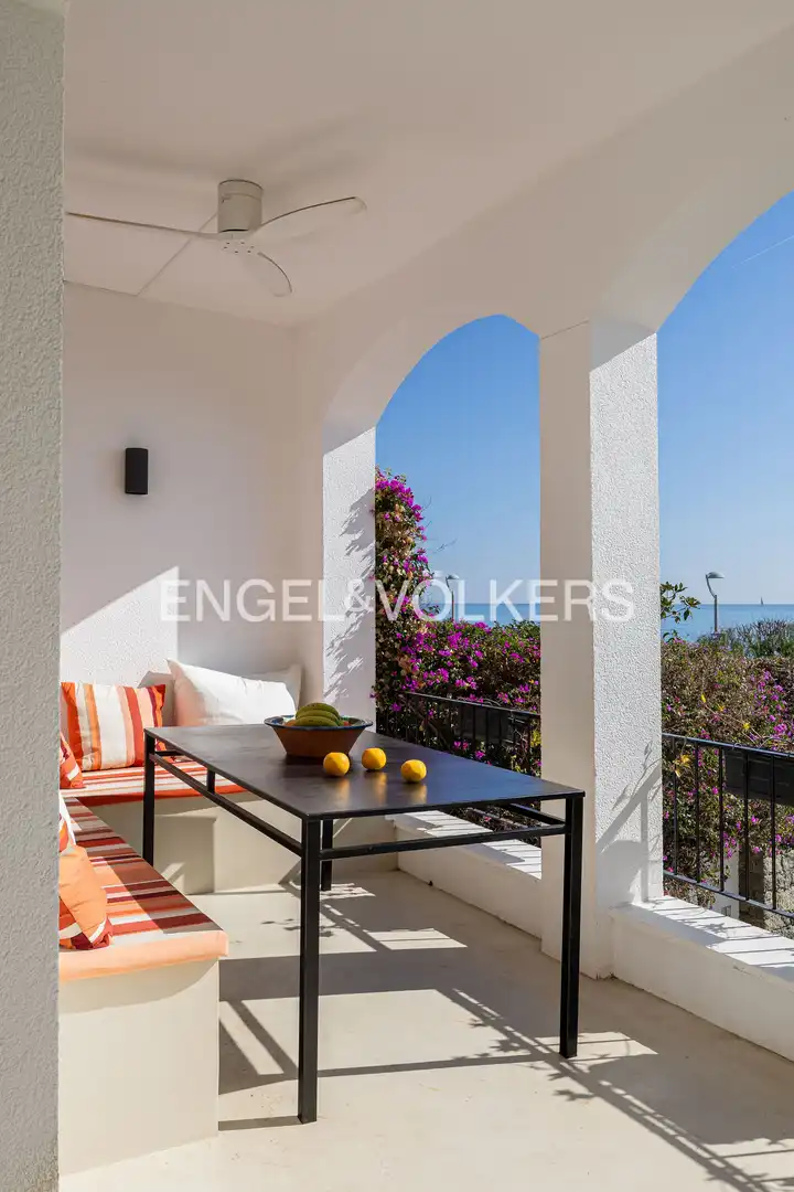 Terrace of Houses for rent in Caldes d'Estrac  with Air Conditioner, Heating and Private garden