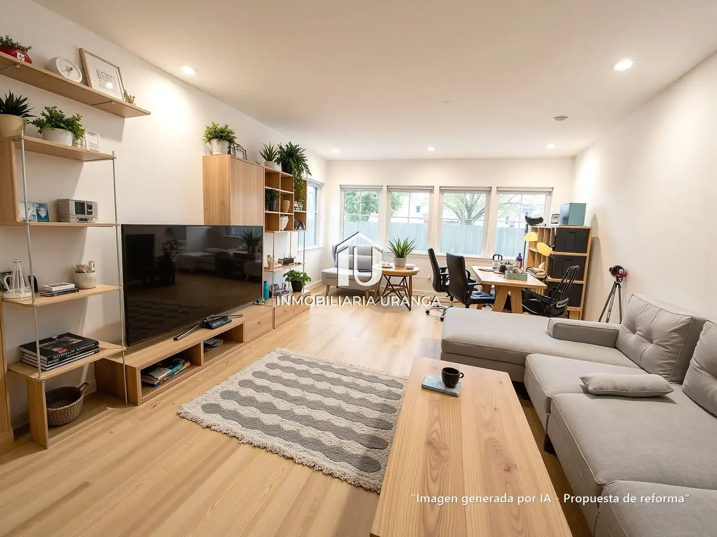 Sala de estar de Piso en venta en Bárcena de Cicero con Calefacción, Terraza y Amueblado