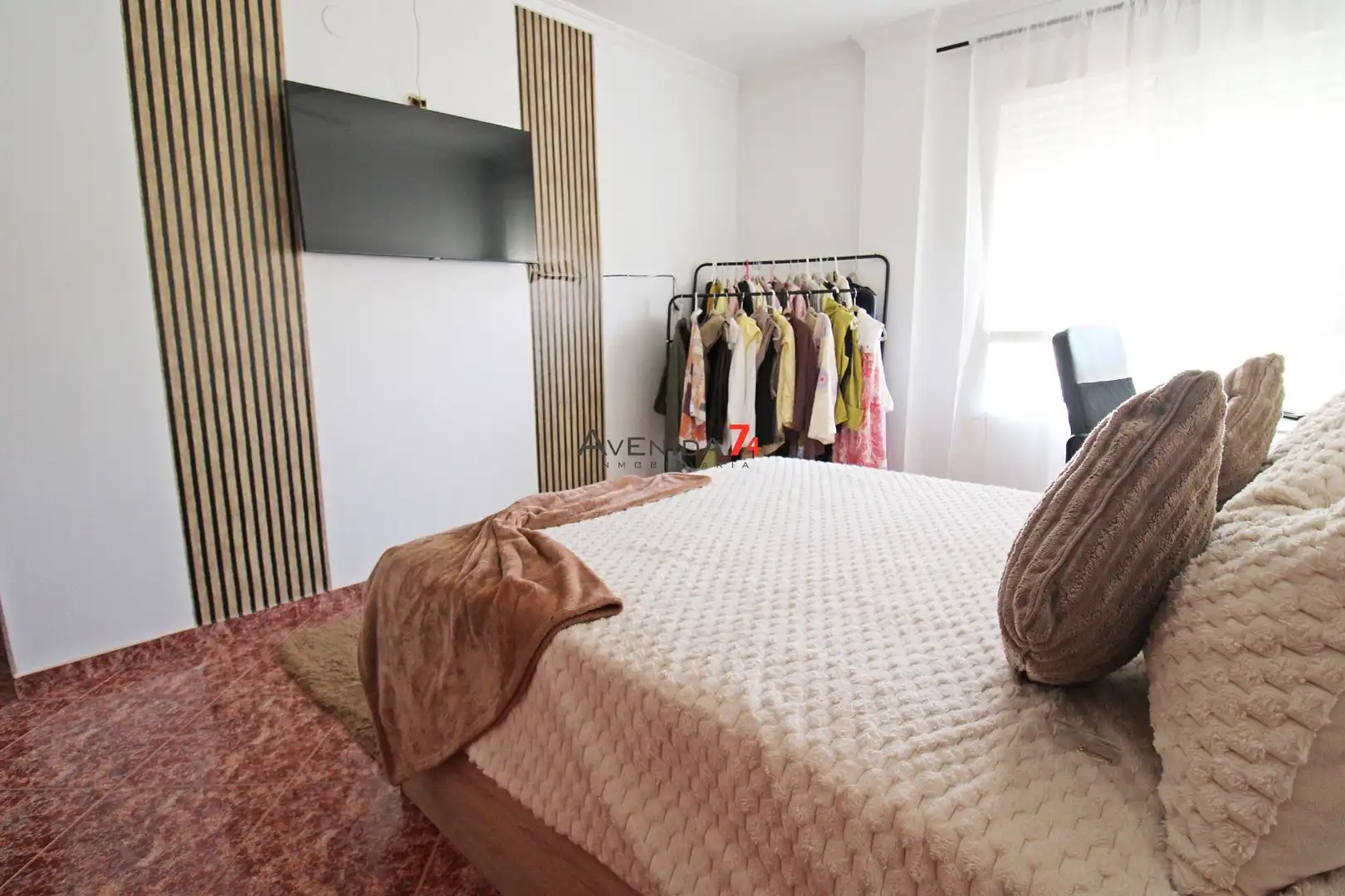 Bedroom of Flat for sale in Lorca  with Air Conditioner, Storage room and Furnished