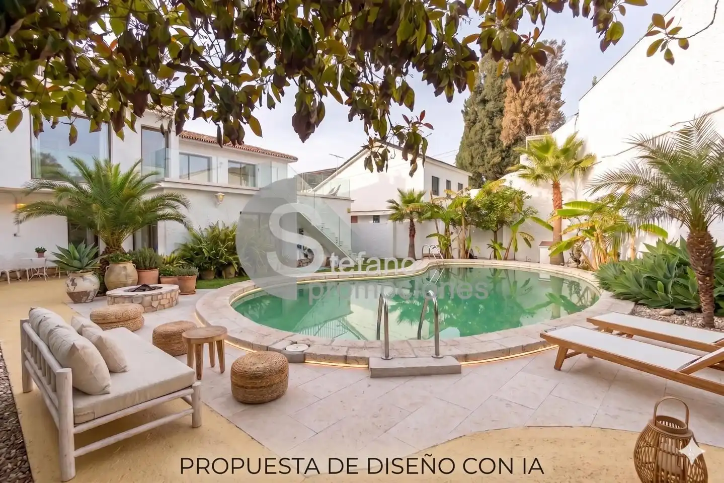 Piscina de Casa o chalet en venta en Málaga Capital con Aire acondicionado, Jardín privado y Terraza