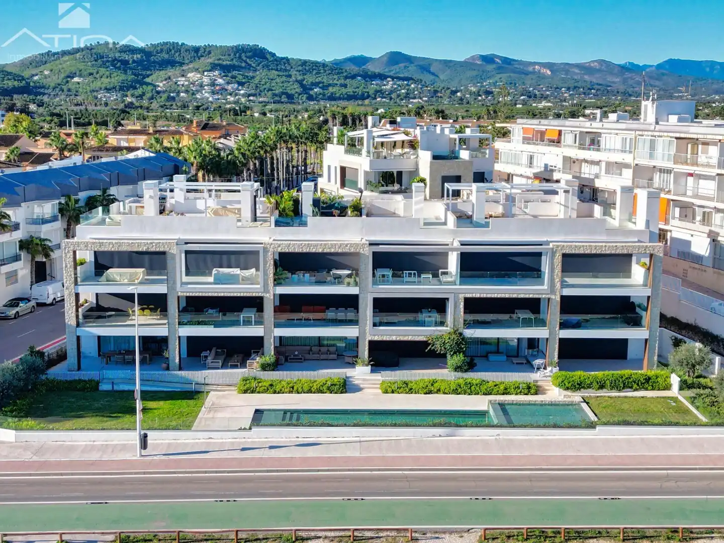 Vista exterior de Ático en venta en Jávea / Xàbia con Aire acondicionado, Calefacción y Jardín privado