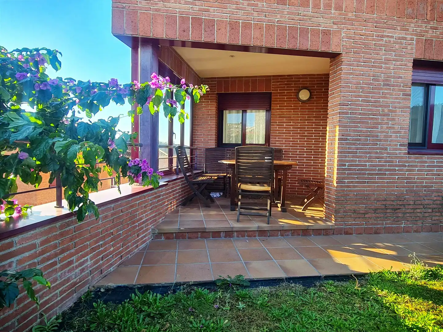 Terraza de Casa adosada en venta en Lliçà de Vall con Aire acondicionado, Calefacción y Jardín privado