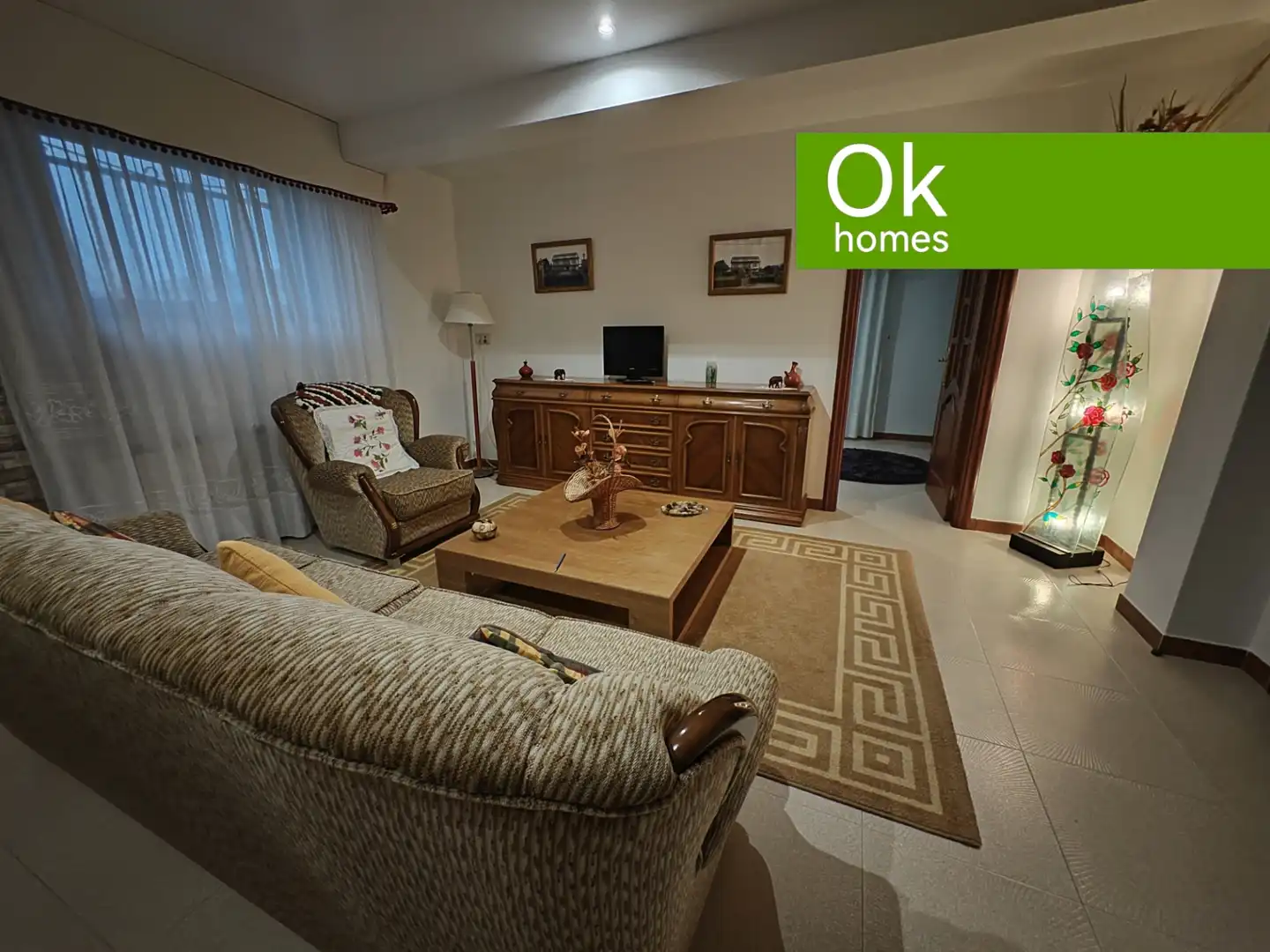 Sala d'estar de Casa o xalet en venda en Curtis amb Calefacció, Jardí privat i Terrassa