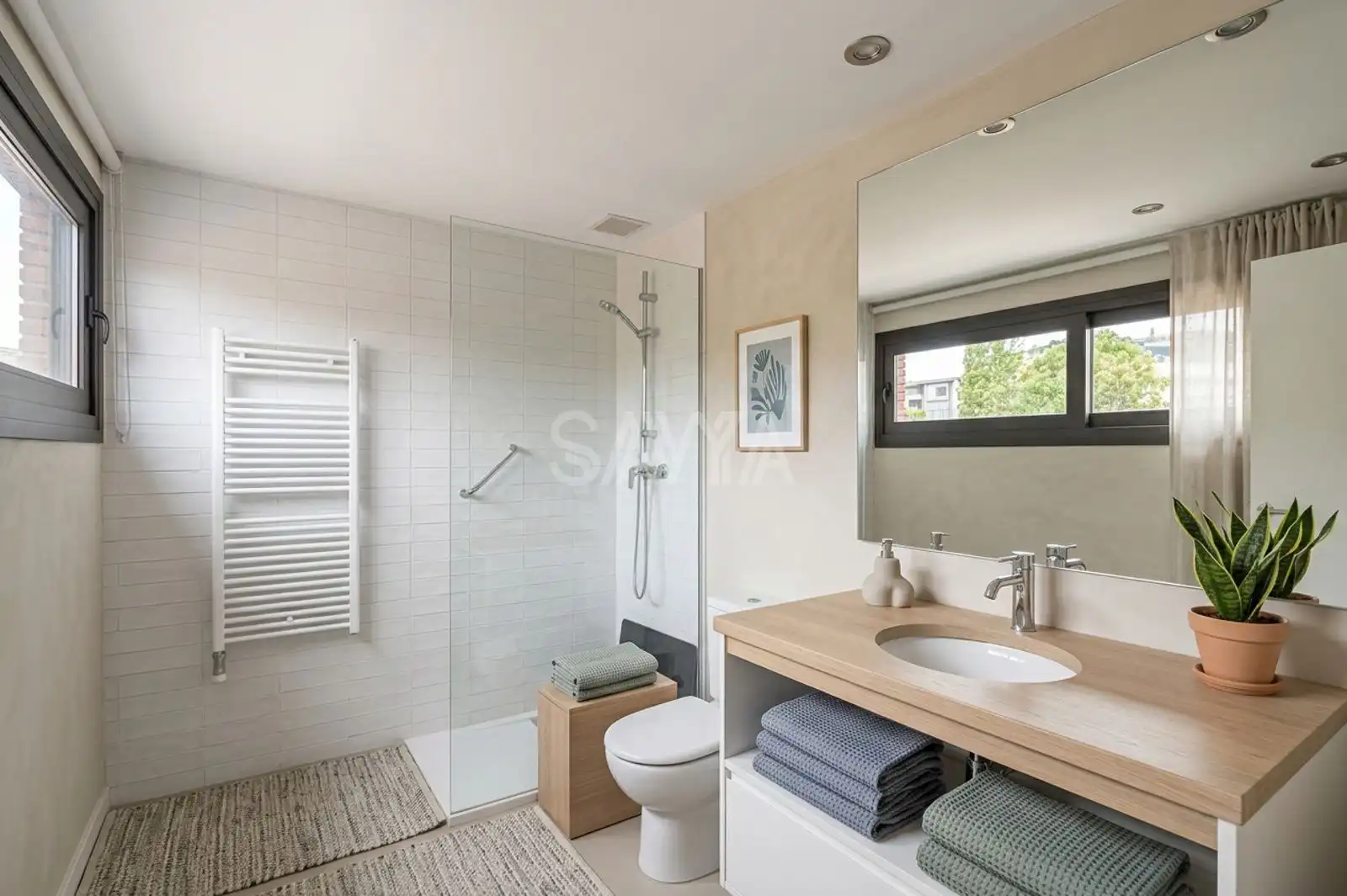 Baño de Casa o chalet en venta en Barcelona con Aire acondicionado, Terraza y Trastero