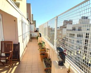 Balcony of Attic to rent in  Palma de Mallorca  with Air Conditioner, Terrace and Furnished