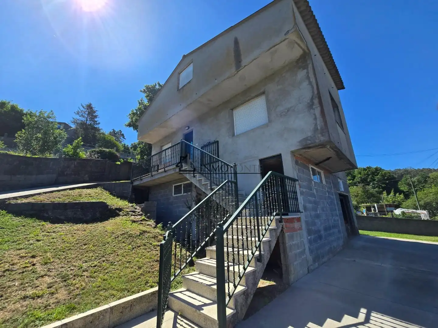Vista exterior de Casa o chalet en venta en Pontevedra Capital  con Calefacción, Jardín privado y Terraza