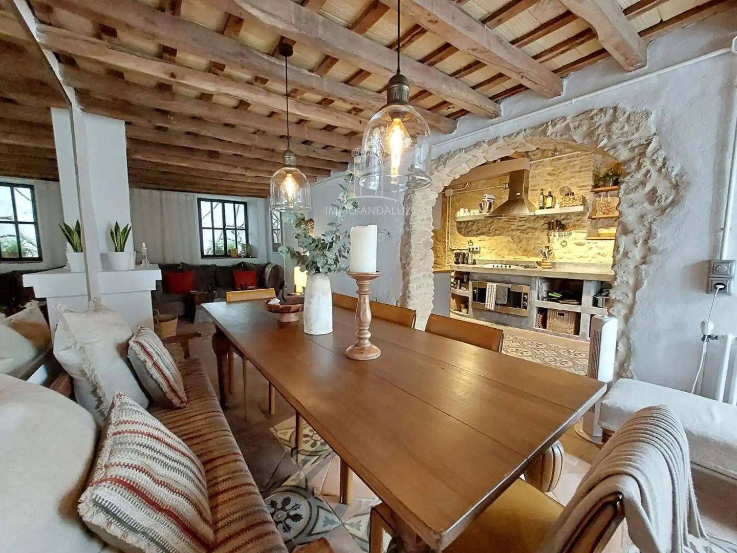 Esszimmer von Haus oder Chalet zum Verkauf in Medina Sidonia mit Heizung