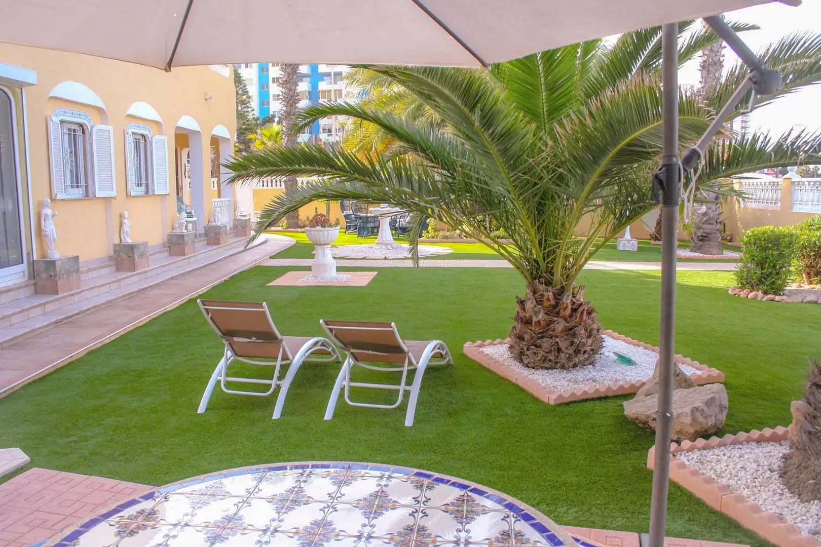 Terrasse von Haus oder Chalet zum Verkauf in La Manga del Mar Menor mit Klimaanlage, Heizung und Privatgarten