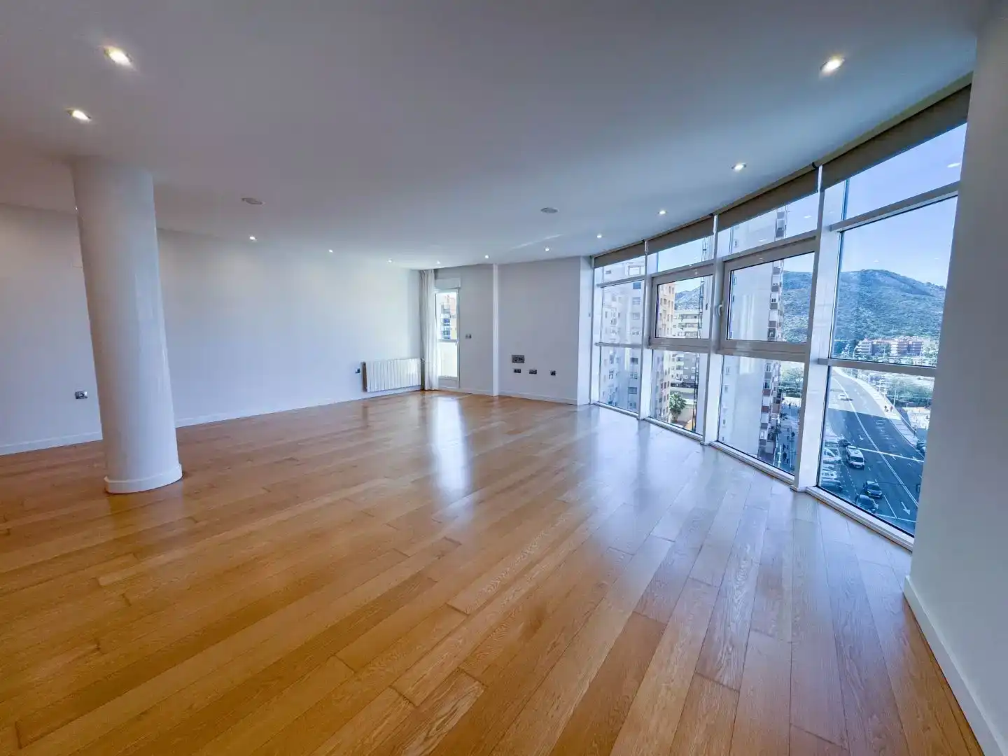 Sala d'estar de Pis de lloguer en Cartagena amb Aire condicionat, Piscina i Balcó