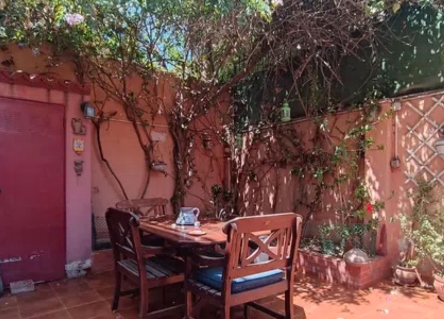 Terrace of Single-family semi-detached for sale in  Melilla Capital  with Air Conditioner, Heating and Private garden