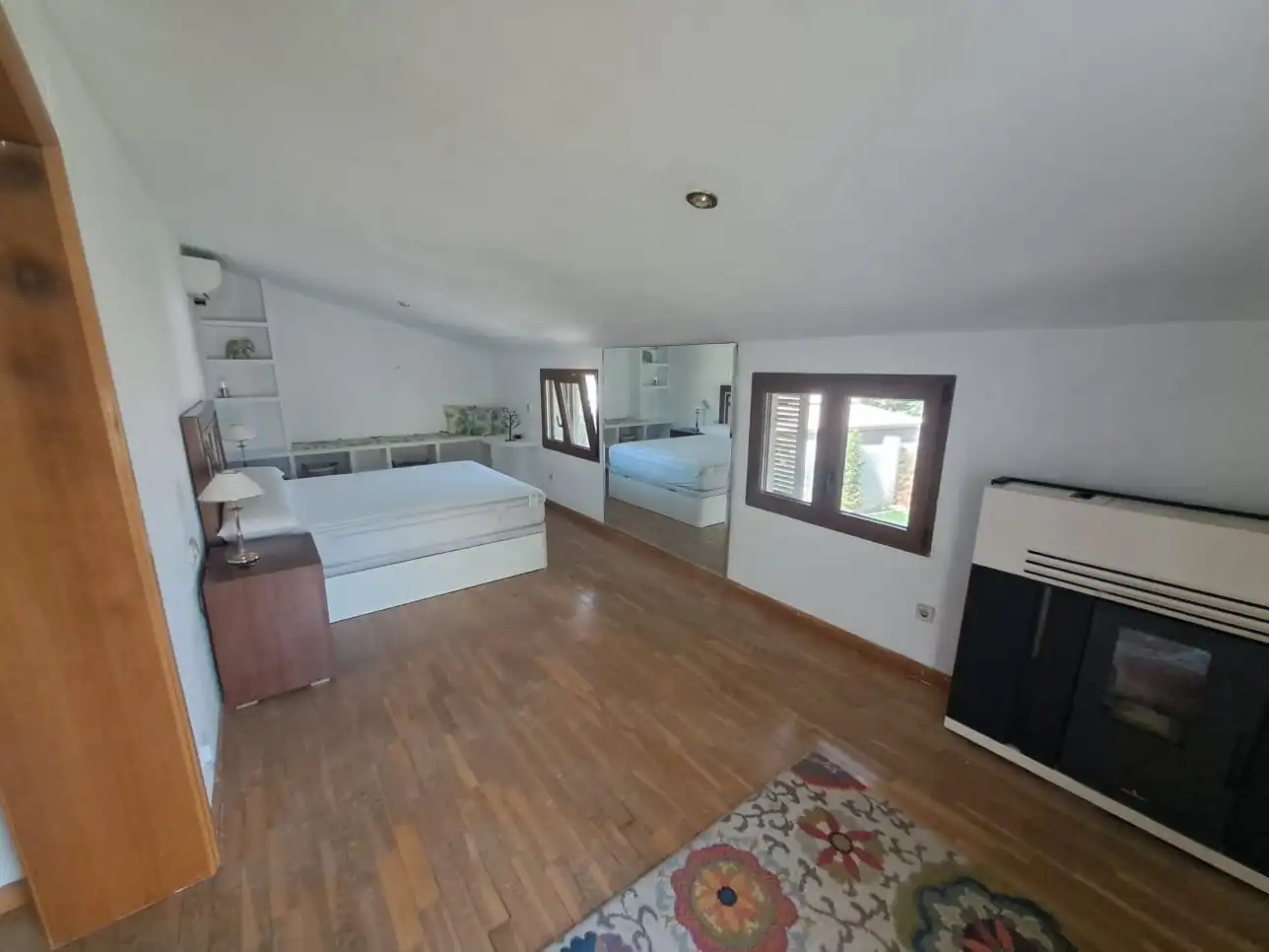 Schlafzimmer von Haus oder Chalet zur Miete in Mutxamel mit Klimaanlage, Terrasse und Schwimmbad